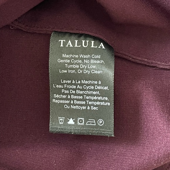 Aritzia | Talula Manzanita Cropped Tank Top Burgundy Size XS - Picture 8 of 9